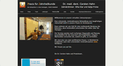 Desktop Screenshot of bielefeld-zahnarzt.de